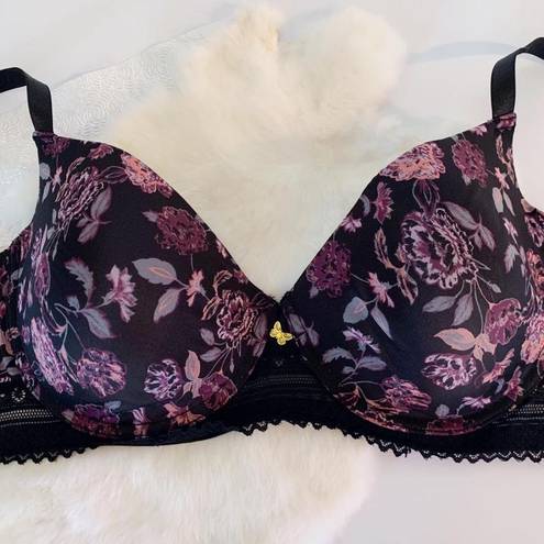 Jessica Simpson Black Pink Floral Lace Bra Size undefined - $15