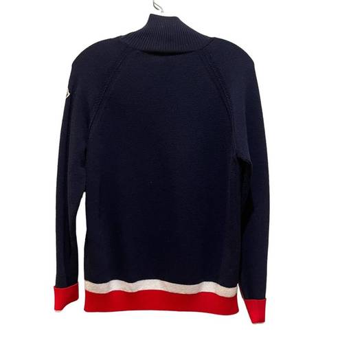 Moncler  Maglione Argyle Sweater Dark Blue