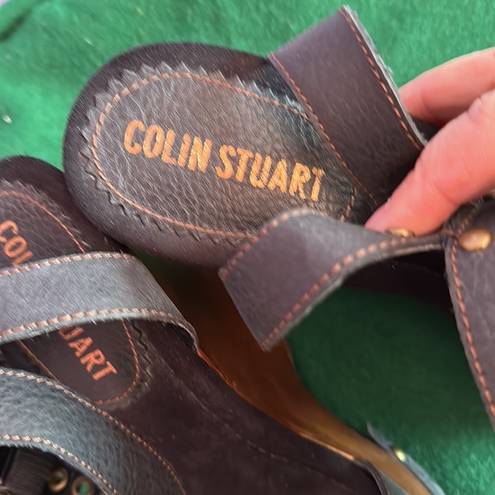 Colin Stuart  Black Wedge Heels Size 8.5