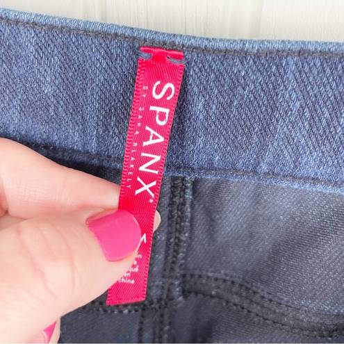 Spanx  Jean-ish Ankle Leggings Dark Wash Denim Slimming Jeggings 20018R Medium