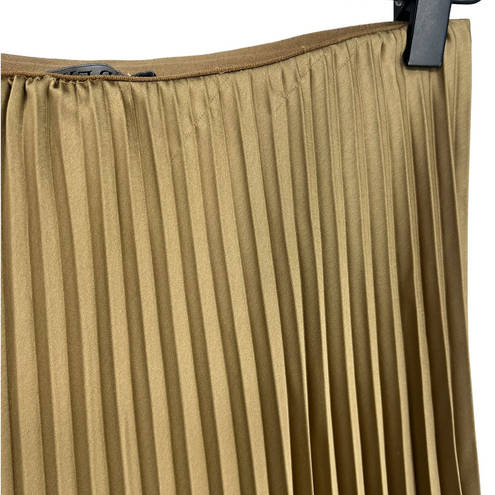 J.Crew  Gwyneth Pleated Slip Skirt in Camel