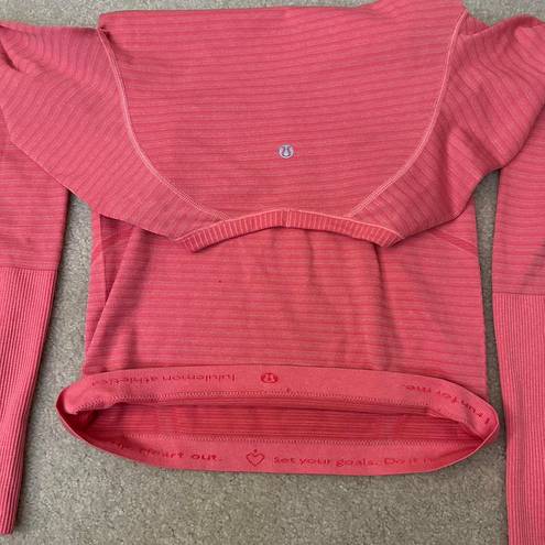 Lululemon Pink Swiftly Tech Long Sleeve