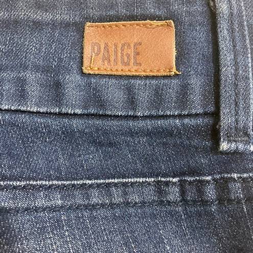 Paige  Kennedy Bootcut blue Jeans ladies 25 Dark Wash mid rise Premium Denim