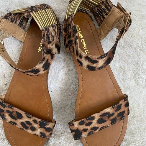 Mossimo Supply Co . leopard sandals