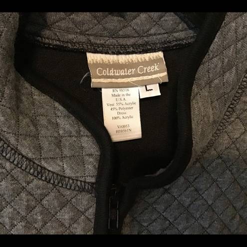 Coldwater Creek Women’s quilted vest jacket size large