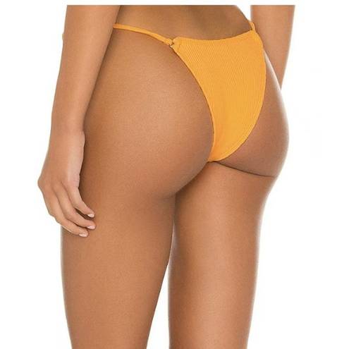 Good American  Perfect Fit Bikini Set Size 0 (xsmall) Orange Cream Jacquard NWT