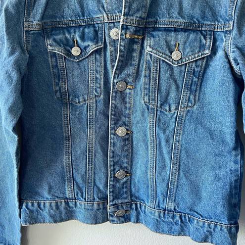 Hudson Jeans Hudson S M Womens Light Medium Blue Jean Denim Jacket 100% Cotton Trucker