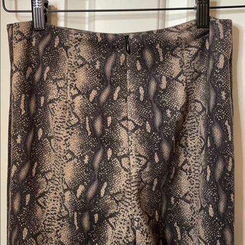 Wild Honey  snakeskin stretch leggings small