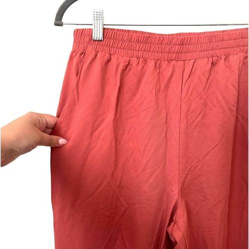 Lulus  Intrigue Me Rusty Rose Tie-Hem Jogger Pants Sz M