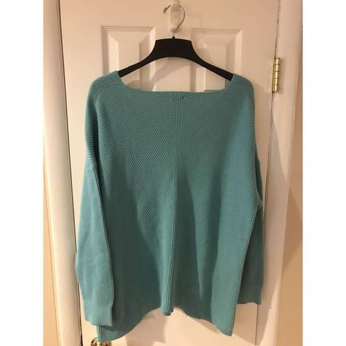 L.L.Bean  Women's 2X Long Sleeve Cotton Knit Pullover Sweater V-neck Cotton