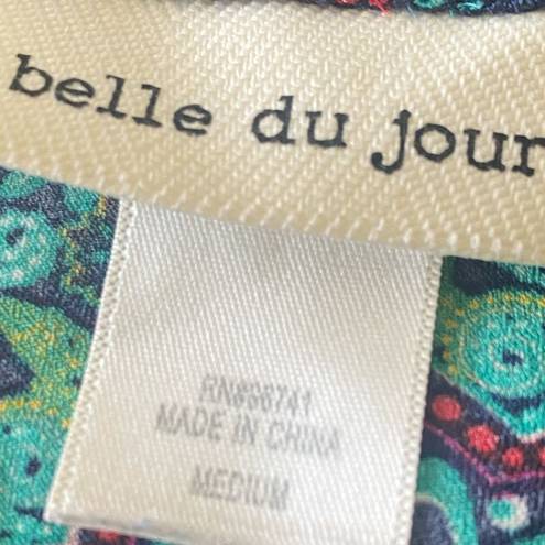 belle du jour  Colorful Blouse/Tank. Size Medium