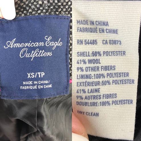 American Eagle  Tweed Wool Blend Career Blazer XS