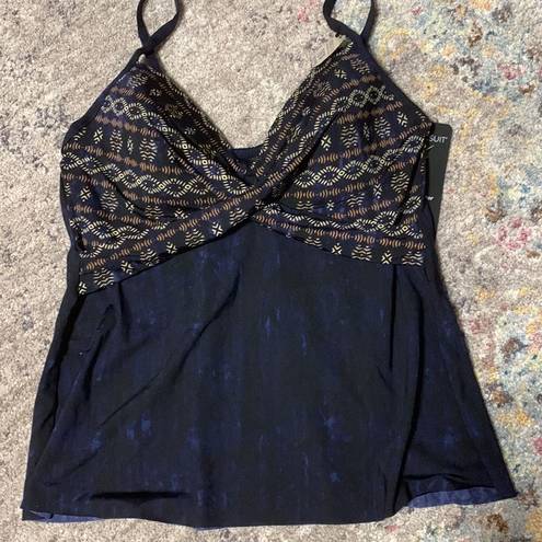 MiracleSuit New.  tankini top. Regular price online. Navy