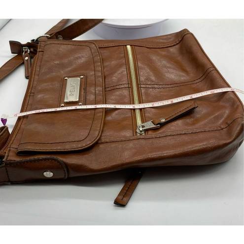 Relic  square crossbody handbag brown faux leather