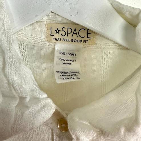 l*space L* Anita Cover Up in White Size Medium / Large