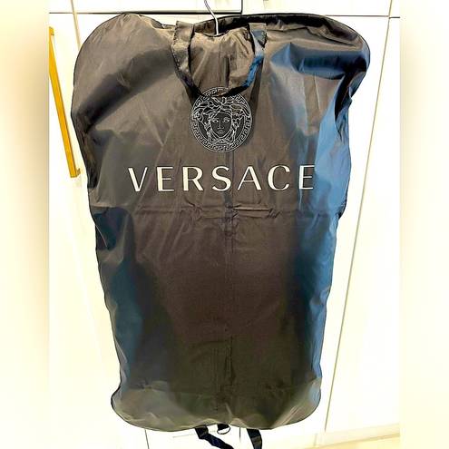 Versace  La Greca Logo Print Puffer Jacket