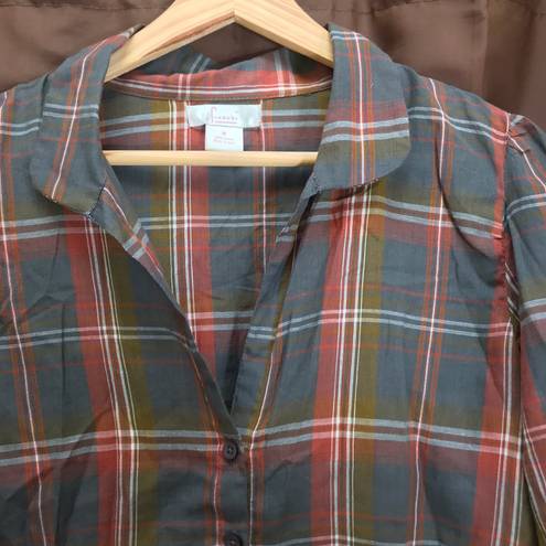 Nordstrom Frenchi Fall Plaid Shirt 