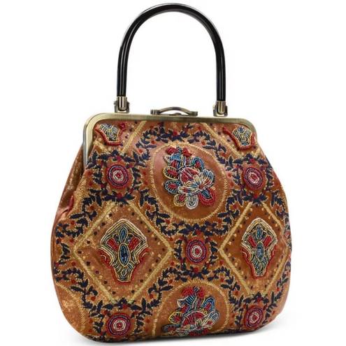 Patricia Nash 💕💕 Sedavi Satchel Bag ~ Provencal Beading NWOT