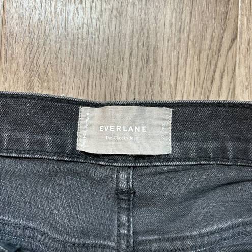 Everlane  The Cheeky Straight Jean in Washed Black Size 27 Crop