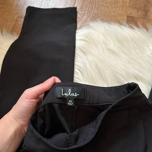 Lulus LULU’S Like Clockwork Black Trouser Pants