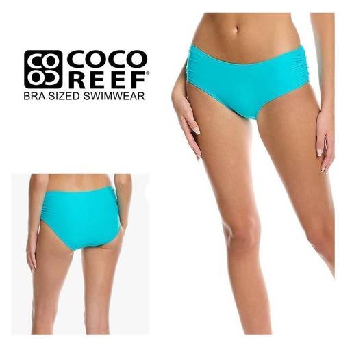 Coco reef New.  aqua mid rise bikini bottom. XL