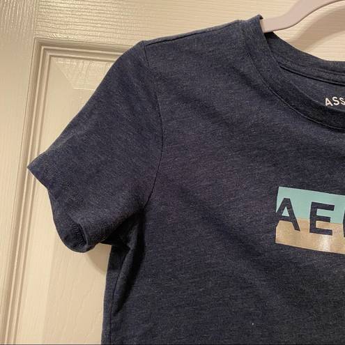 Aeropostale  navy classic crew tee