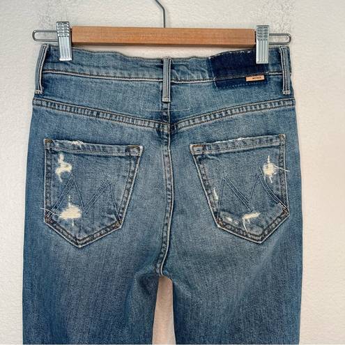 Mother The Insider Crop Step Fray jeans Holy Melancholy 25