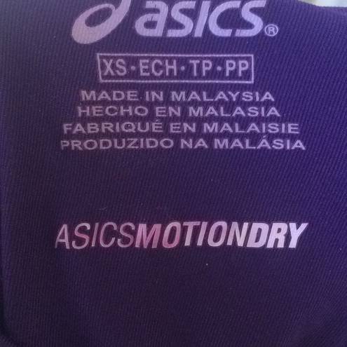 ASICS NEW  Motion Dry Purple Leggings NWT $55 Women's XS