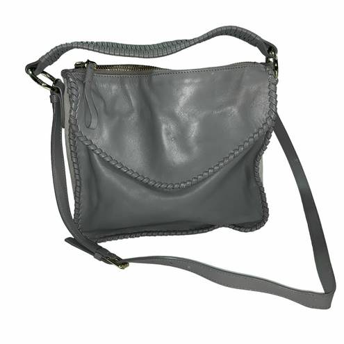 Henri Bendel  The Bowery Messenger Gray Purse