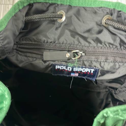 Polo Y2K style  sport backpack in hard to find Kelly green.