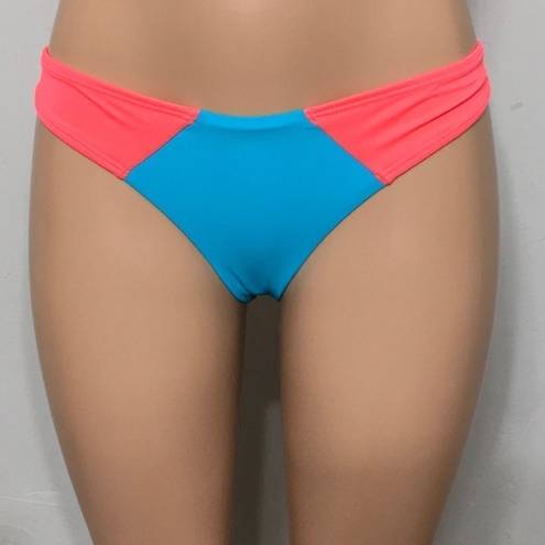 PilyQ  bright orange and blue bikini bottom. NWT