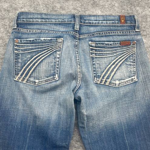 7 For All Mankind DOJO  Jean Capri Cropped Pants Size 27