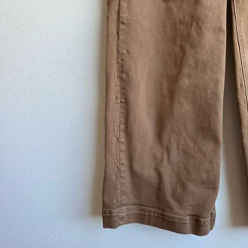 Everlane  Women's Wide Leg Crop Jean Pants in Brown Tan Size 4 Small