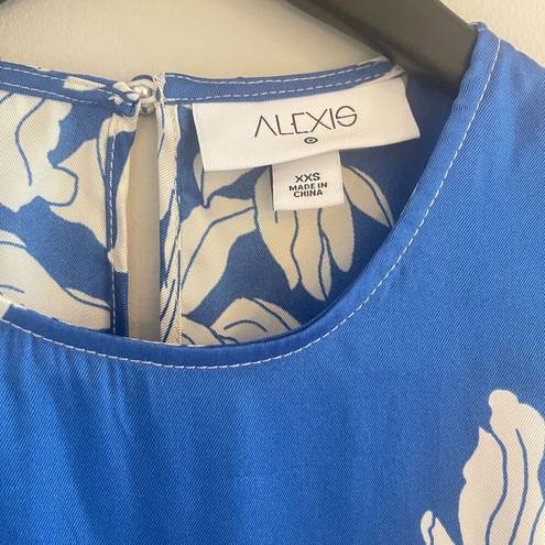 Alexis  x Target Blue Floral Mini Dress Size XXS