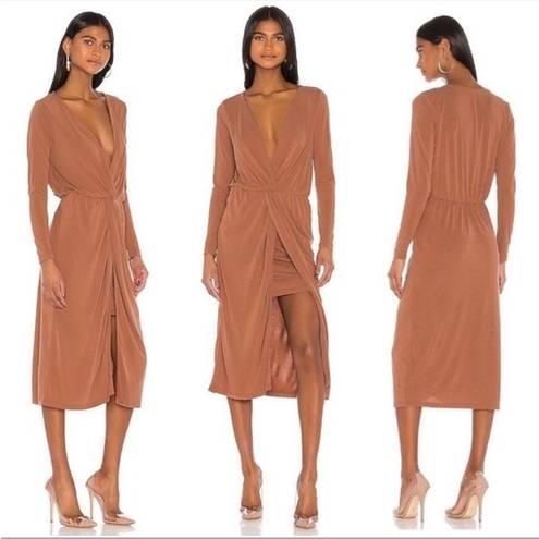 L'Academie L’ Academie X Revolve The Judy Dress Terracotta NWT S