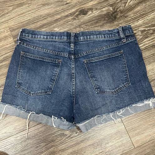 Gap  Button Front High Waist Denim Shorts