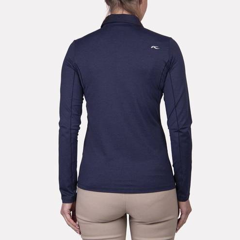 Polo Kjus Golf Elena Cooling  Long Sleeve Women's Size XS /EU 34 Atlanta Blue NEW