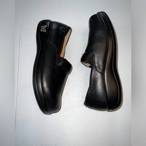 Alegria Hardly Worn  Keli Black Nappa Professional Clog!