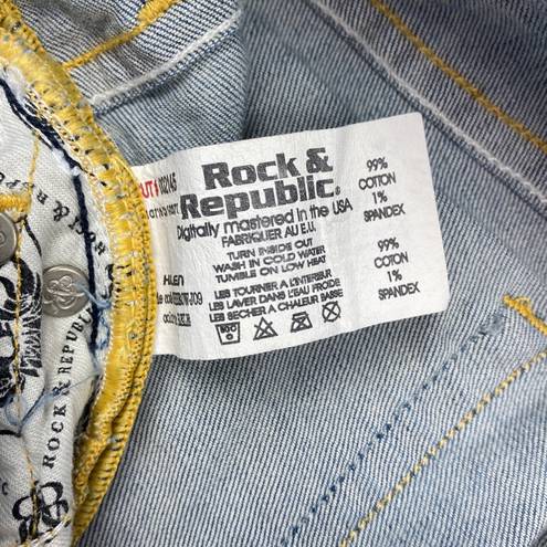 Rock & Republic  Jeans with Gold Thread Size 25