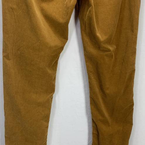 Ruff Hewn Skinny High Rise Corduroy Caramel Pants Size 14