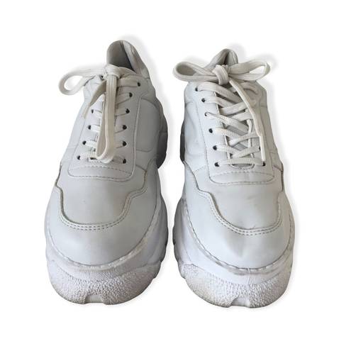 ASOS  DESIGN SZ 8 Women’s Denmark chunky platform sneakers in white