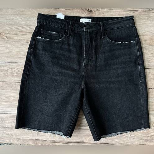 Good American NWT  good 90’s Bermuda denim shorts black 4