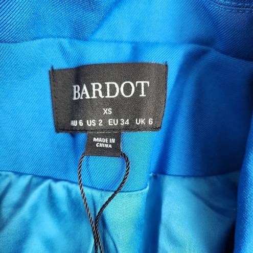 Bardot  Sandie Blazer in Cobalt Blue Size 2 NWT