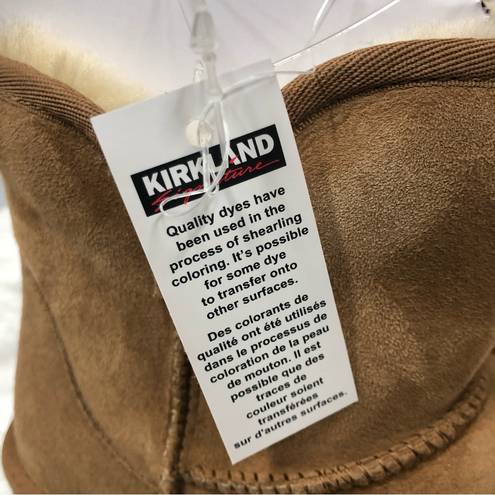 Kirkland Signature Kirkland Women’s Shearling Boot size 10 chestnut color nwt