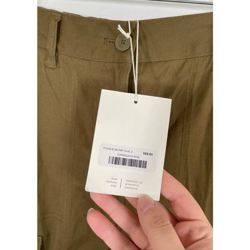 Oak + Fort  Cargo Pants Military Olive Green Size Small NEW