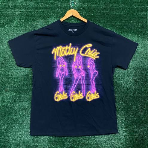 Motley Crue Girls Girls Girls Heavy Metal Band Tee XL