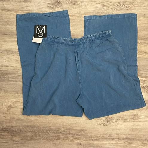 Mlle Gabrielle NWT  Light Blue Elastic Drawstring Waist Pull On Pants Size XL