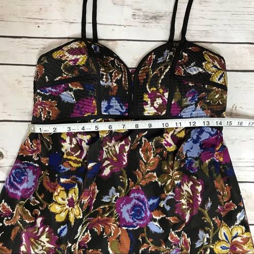 Xhilaration 💛 Black Floral Mini dress Size L