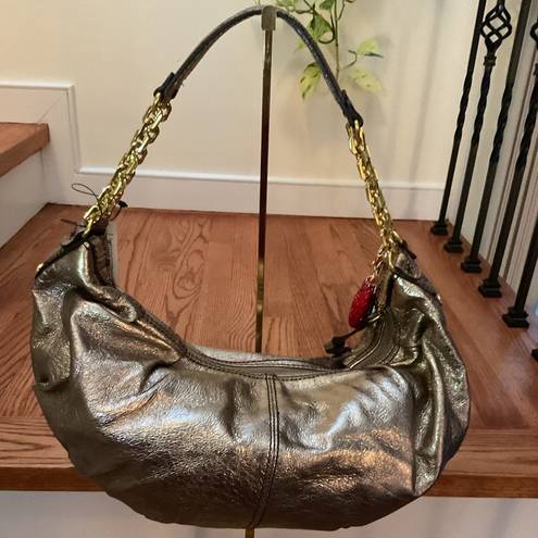 Ellen Tracy NWT  METALLIC SHOULDER BAG