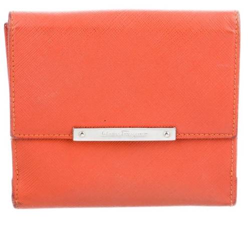 Salvatore Ferragamo  Burnt Orange Authentic WALLET Very Good Condition